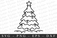 Christmas Tree SVG | SVG Cut files | Cricut Product Image 1