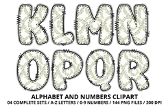 Romantic Regency Floral Alphabet PNG Letters &amp; Numbers Product Image 3