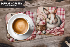 Woodland Animals Square Coaster PNG Bundle, Forest Animals Product Image 12