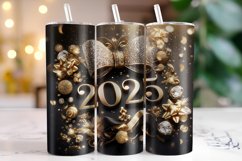 Happy New Year 2025 Tumbler Wrap | Sublimation | Tumblers Product Image 1