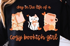 Day in the Life of a Cozy Bookish Girl PNG Sublimation DIY Product Image 2
