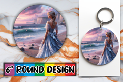 Playful Car Coasters Sublimation, Women Product Image 1