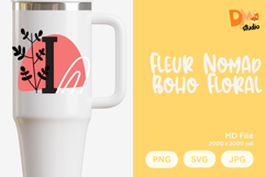 Fleur Nomad Boho Floral Monogram Product Image 1