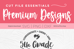 Fifth Grade Teacher svg - a 5th grade teacher unisex svg Product Image 5