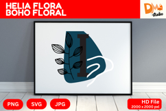 Helia Flora Boho Floral Monogram Product Image 1