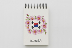 Taegeukgi Mugunghwa Bloom Floral Arrangement PNG Korean Product Image 5