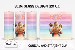 Mother's Day Skinny Tumbler sublimation designs #19 Product Image 1