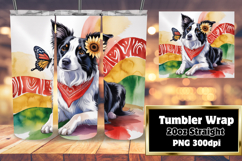 20oz Sublimation Template for Creatives , Cute Dog Product Image 1