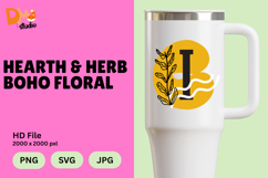Hearth &amp; Herb Boho Floral Monogram Product Image 1