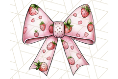 Watercolor Summer Bow Clipart PNG, Coquette Bright Bow Png Product Image 3