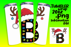 Customizable Sublimation Tumbler 20oz , Christmas Product Image 1