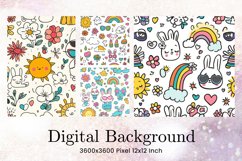 Easter Egg Background Backdrop Wallpaper Wall Art Product Image 1