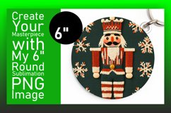 Artistic Keychain Circle Design PNG , Holiday Product Image 1