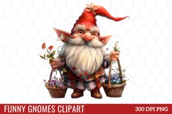 Funny Gnomes Clipart Product Image 1