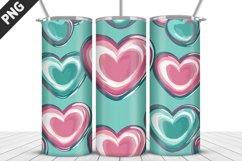 Lovely Hearts Tumbler Design | Valentine&#039;s Day Tumbler Wrap Product Image 4