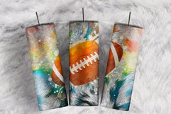 American Soccer Football Fur Pattern 20oz tumbler designs Product Image 1
