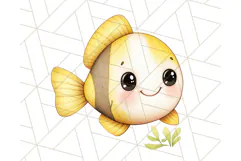 Under the Sea Nursery Clipart, Ocean Animals PNG Product Image 3