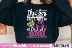 This Boy He calls me Gigi Autism SVG Product Image 1
