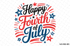 Happy 4th of July svg, America, Patriotic 4th of july svg Product Image 1