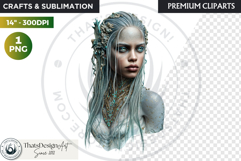 Deep Sea Fantasy Clipart PNG, Mermaid, ocean mythology Product Image 1