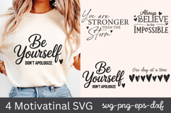 Motivational Quotes SVG PNG Product Image 1