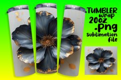 Vibrant Petals: Sublimation Tumbler Art Product Image 1