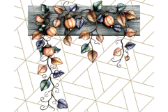 Fall Market Stall Clipart PNG, Rustic Autumn Clip Art Product Image 3