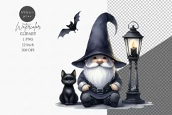 Halloween clipart, Ghome clipart, Kids Halloween Product Image 1