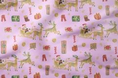 Wax Crayons Santa’s Delivery Seeamless Patterns Product Image 6