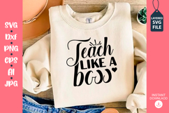 Teacher Svg Design, Teacher Quote Svg, Teacher Svg Product Image 1
