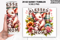 Blessed Mom Tumbler Wrap,20 Oz Tumbler Wrap, Mom Tumbler Product Image 1
