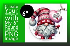 Creative Circle PNG Sublimation Design , Gnomes Product Image 1