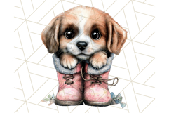 Playful Puppy Clipart Bundle Cute Dog PNG Product Image 10