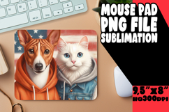 BLISSFUL MOUSE PAD INSPIRATIONAL DESIGN, Dog and cat Product Image 1