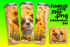 Funny 3D Animals Tumbler Wrap - Hole in Wall Art Product Image 1