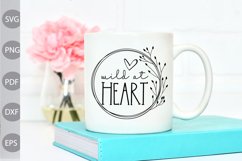 Wild At Heart SVG Design Product Image 1
