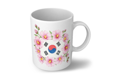 Taegeukgi Mugunghwa Bloom Floral Arrangement PNG Korean Product Image 6