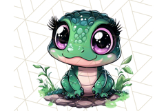Safari Animals Clipart Png, Cute Kawaii Style for Crafts Product Image 3