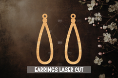 Style Laser Cut Earrings SVG File Product Image 1