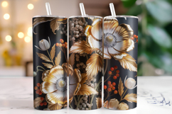 Flower Tumbler Wrap | Sublimation | Tumblers Product Image 1
