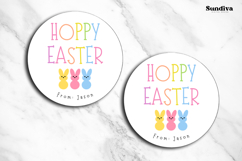 Easter Treat Round Sticker Canva Template - 5 Product Image 3