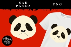 Sad Panda PNG Product Image 1