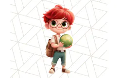 Boy Teacher Clipart PNG, Cute Male Teacher Illustration Product Image 3