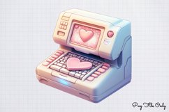 Coquette Valentine Sublimation Clipart PNG Product Image 1