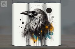 4 Raven Tumbler Sublimation, 20 oz Tumbler Wrap Product Image 3