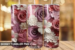3D Valentine&#039;s Day PNG Tumbler Design Product Image 1