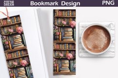Bookmark Books Lover PNG | Bookmark Sublimation Product Image 1