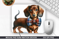 Funny Dog Mouse Pad Sublimation, Animals Mouse Pad PNG Product Image 1