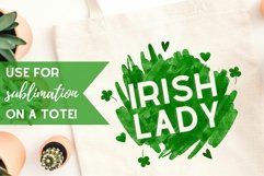 St. Patrick's Day Love Green Watercolor Clip Art Set Product Image 3