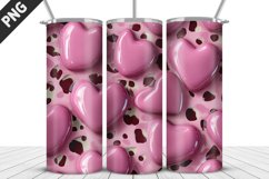 Lovely Hearts Tumbler Design | Valentine&#039;s Day Tumbler Wrap Product Image 1